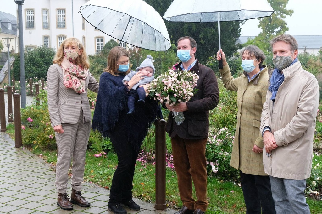 Prince Charles de Luxembourg in het Park Château de Munsbach