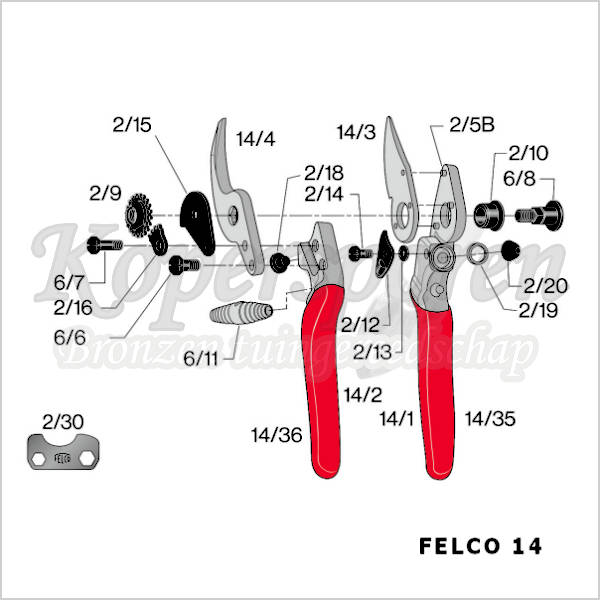 Felco 14/3 voor Felco 14 en Felco 15
